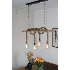 Spoorbiels touwlamp Spoorbiels touwlamp