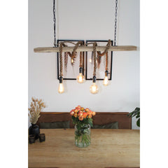 Spoorbiels touwlamp Spoorbiels touwlamp