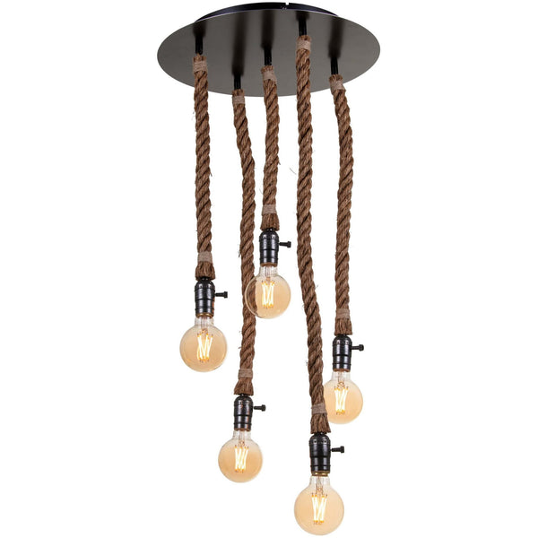 Plafondlamp touw | videlamp