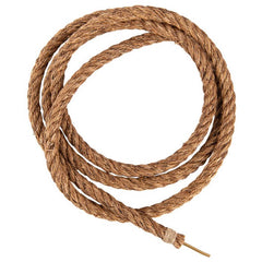 Manilaseil lose mit Stromkabel