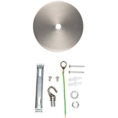 Deckenhaube silber mit Haken